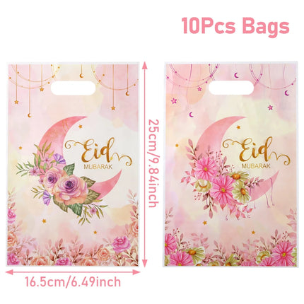 QIFUCN Eid Mubarak Gift Bags Plastic Treat Muslim Ramadan by zapcart