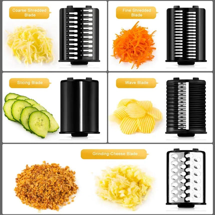 Houselin Professional Salad Electric Slicer/Shredder, Vegetable Chopper Slicer Attachment for Grater / Shredder