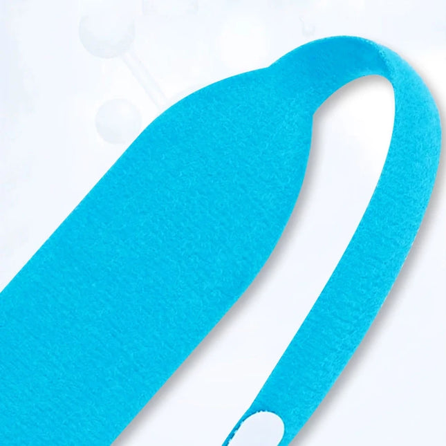 1pc 64cm Tracheostomy Tube Collar Holder Hook&Loop Closure Reusable Tracheostomy Ties for Post Neck Surgery Soft Adjustable Band by zapcart