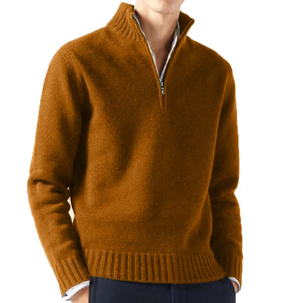 Animal Game Mens Turtleneck Sweater Warm Knitted Pullover by zapcart