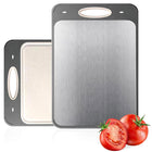 PLYS Double Sided Stainless Cutting Board for Meat Veggies by zapcart