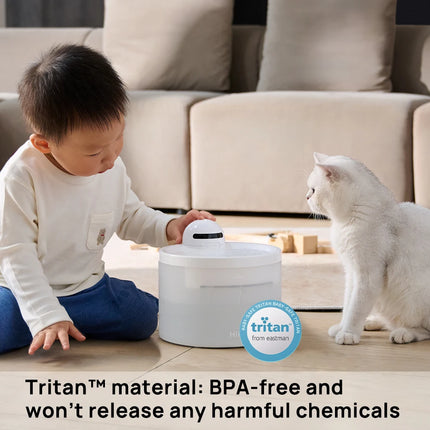 Hiigge Cat Water Fountain Wireless Automatic Pet Analytics by zapcart