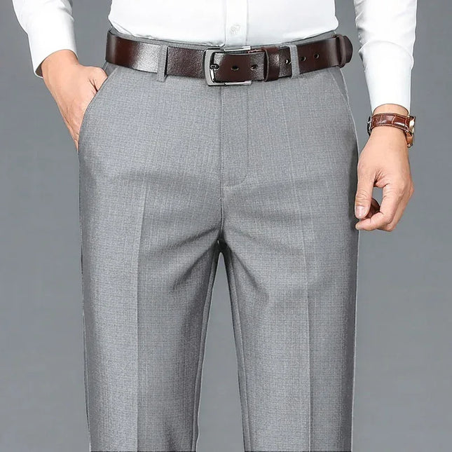 Mens Premium Formal Pants CN Guangdong Classic Comfort Fit by zapcart