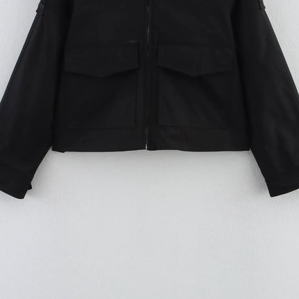 PB ZA2025 Womens Summer Windbreaker Jacket With Pockets by zapcart