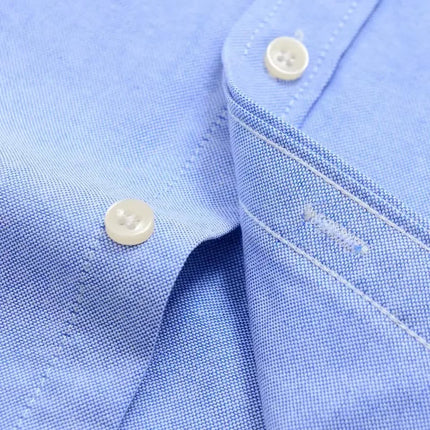 Bamboople Men 100 Percent Cotton Oxford Formal Shirt 7XL by zapcart