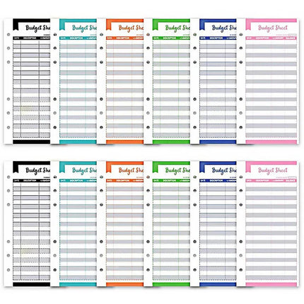 A6 Budget Binder PU Leather Organizer For Students by zapcart