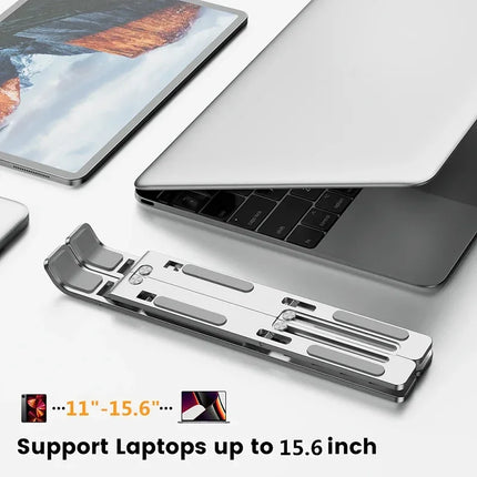 Xummen Aluminum Laptop Holder Non Slip For Students Stand by zapcart