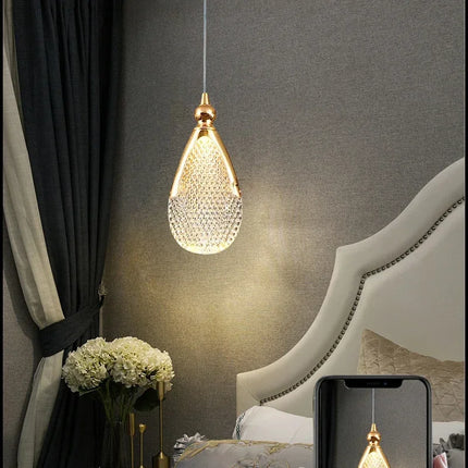Fensycoco Acrylic Pendant Light Adjustable Cord For Dining by zapcart