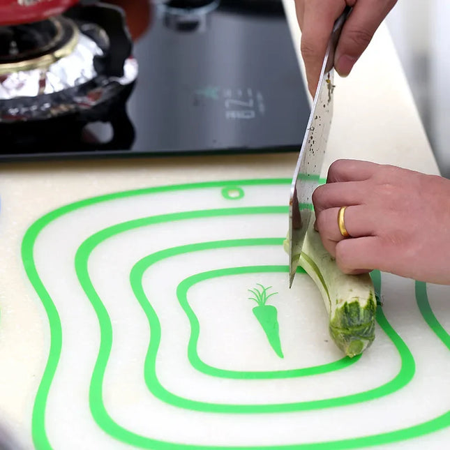 Non Slip Kitchen Cutting Boards Transparent Chopping Blocks by zapcart
