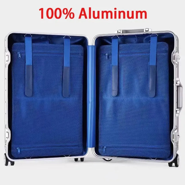 Travel Tale Unisex Rolling Luggage Spinner Aluminum by zapcart