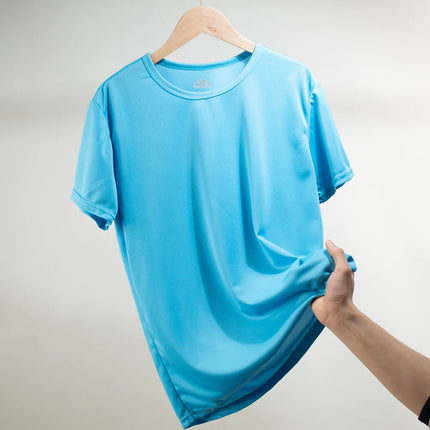 Multicolor Quick Dry Short Sleeve Sport T Shirt Men Running by zapcart