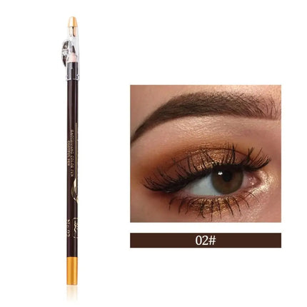 Five Colors Eyebrow Eyeliner Pencil Portable Waterproof Day by zapcart
