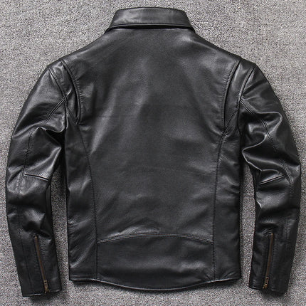 Genuine Cowhide Leather Jacket Motorcycle Others Easy Care by zapcart