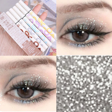 Glitter Eyeliner Pencil Long Lasting Waterproof Women by zapcart
