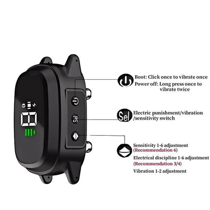 YHLC Automatic Anti Barking Dog Collar Gentle Training by zapcart