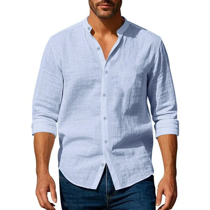 Cotton Linen Shirt For Men King Billion Slim Fit Breathable by zapcart