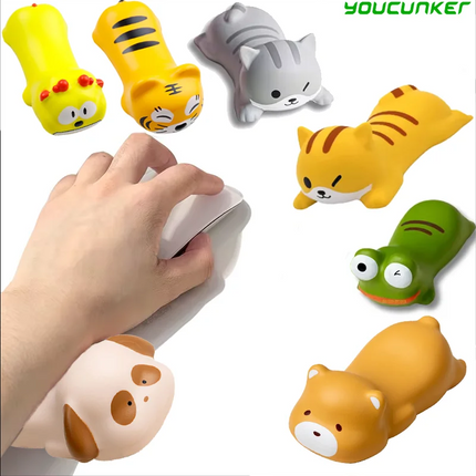 YOCUNKER Cute Animal Wrist Rest Mouse Pad Memory Foam PC by zapcart