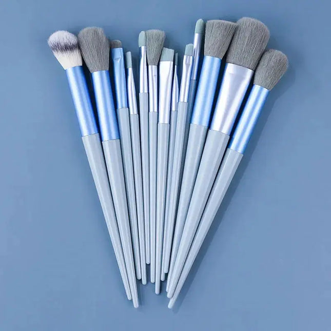 13Pcs Professional Makeup Brushes Set Soft Fluffy For All by zapcart