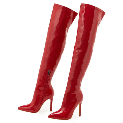 Eilyken Over the Knee Boots Sexy Pole Dancing Heels Women by zapcart