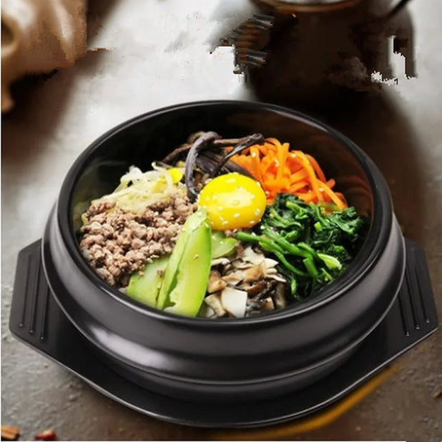 Zapcart Dolsot Stone Bowl Set For Bibimbap Lovers Ceramic