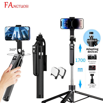 FANGTUOSI Expandable Phone Tripod With Selfie Light Remote by zapcart