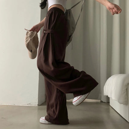 Casual Commute Wide Leg Pants for Daily Office Comfort by zapcart