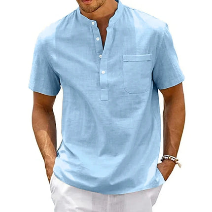 Zhejiang Mens Slim Fit Polo Shirt Solid Color Breathable by zapcart