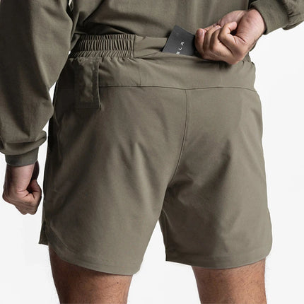 ADEDCN Men Quick Dry Running Shorts With Pockets Pro by zapcart