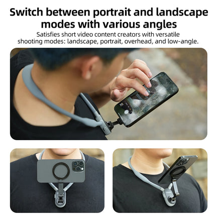 TELESIN Magnetic Quick Release Neck Mount for Smartphones by zapcart