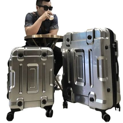 LAOSHIZICN Travel Luggage Spinner Wheels Unisex Lock by zapcart