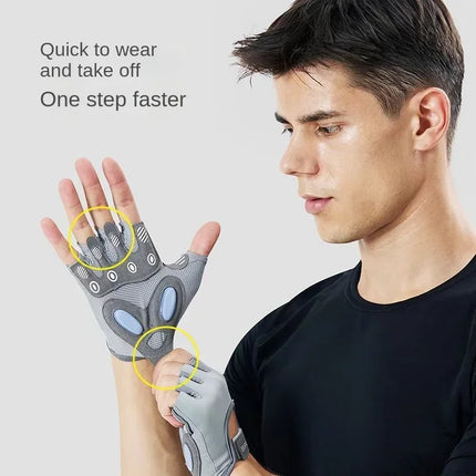 Unisex Slip Resistant Weight Lifting Gloves For Workouts by zapcart