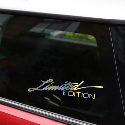 Car Laser Stickers Reflective Front Decal For Night Driving by zapcart