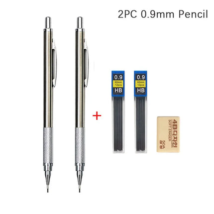 Mechanical Pencil Set 0.3 to 2.0mm Full Metal for Artists by zapcart