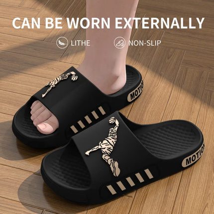 Fujian Men Outdoor Slippers Thick Sole Anti Slip Summer