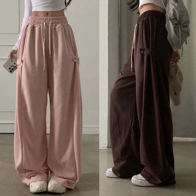 Casual Commute Wide Leg Pants for Daily Office Comfort by zapcart