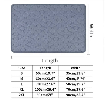 Washable Dog Urine Pads Anti Slip Puppy Training Mat by zapcart