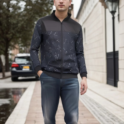 FujianChoice Mens Baseball Collar Lightweight Jacket by zapcart