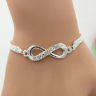 Delysia King Unisex Crystal Inlay Bracelet Simple Gift by zapcart