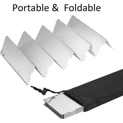 Outdoor Camping Gas Stove Wind Shield For Campers Pro by zapcart