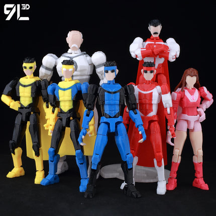 9L3D 3D Printed Action Figure Poseable Collectible For Fans by zapcart