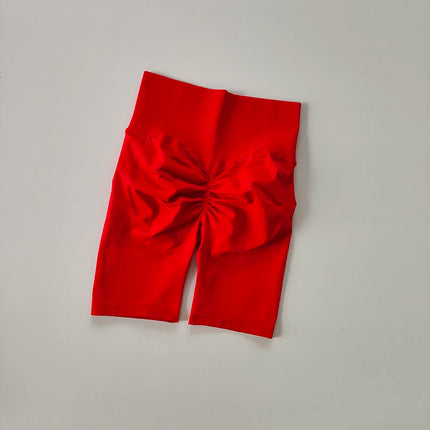 Women Yoga Shorts High Waist Tummy Control Quick Dry by zapcart