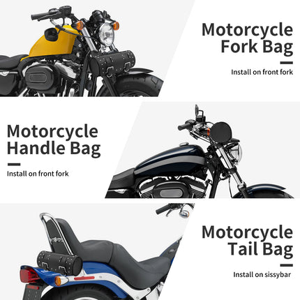 Rewmter Leather Saddlebags For Harley Touring Riders Sturdy by zapcart