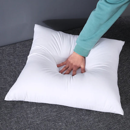 CARA CARLE White Plush Pillow Core Cushion Insert For Sofa by zapcart