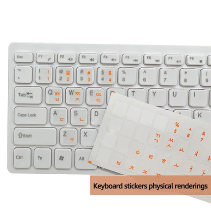 BUBM Keyboard Letter Stickers Waterproof Durable For Laptop by zapcart