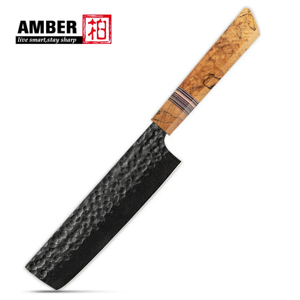 Japanese Knife Set 6pc for Home Cooks G10 Spalted Maple