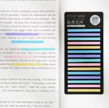 Moonbiffy Waterproof Index Tabs Sticky Notes for Students by zapcart