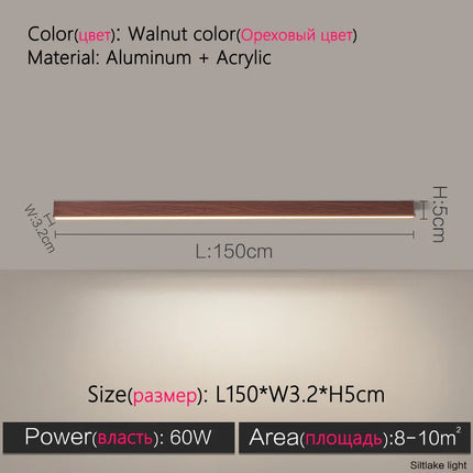 TES Long Strip Ceiling Light Office Surface Mounted LED by zapcart