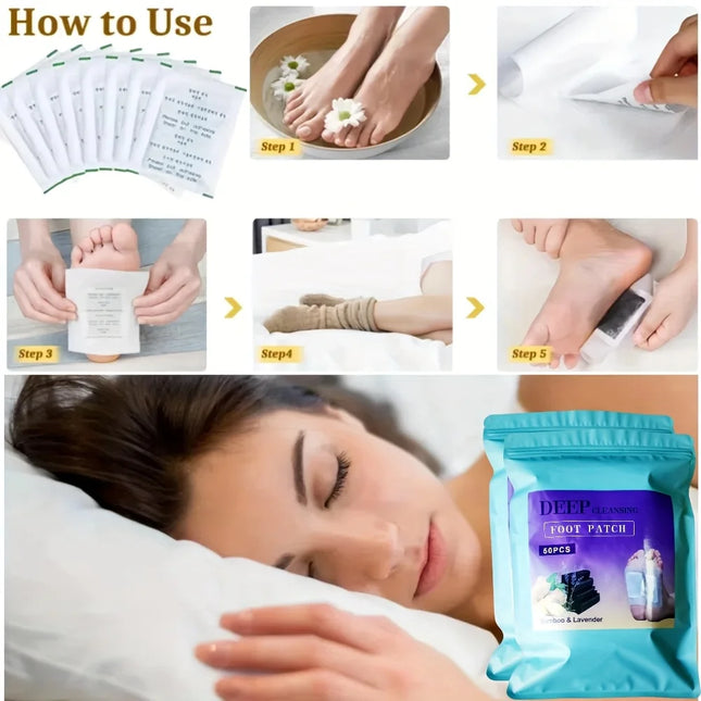 Choice Bamboo Foot Pads Deep Cleansing For Parents by zapcart