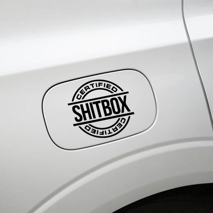 Shitbox Certified Stickers For Cars Trucks Laptops Durable by zapcart