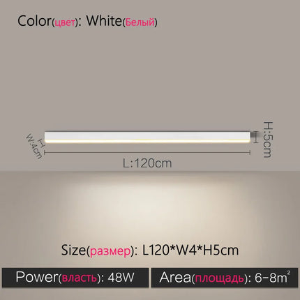 TES Long Strip Ceiling Light Office Surface Mounted LED by zapcart